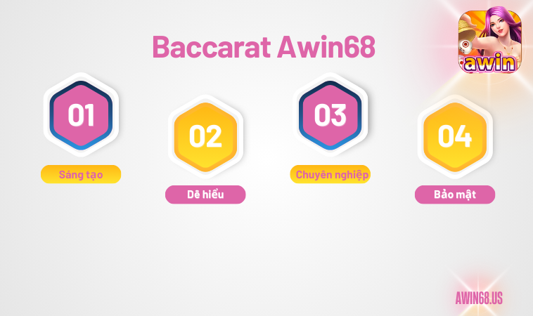Baccarat Awin68 thiết kế sáng tạo