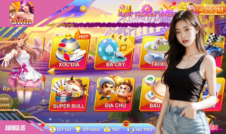 Cổng game Awin68 trung thực với mọi cược thủ